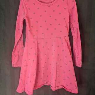 George Pink Rainbow LS Dress