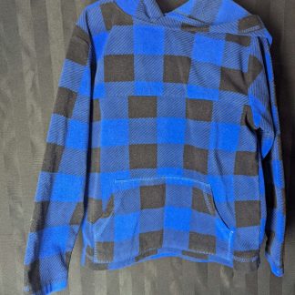 George Blue & Black Checkered long Sleeved Hoodie