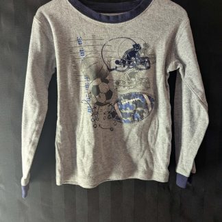 Petit Lem Grey Sports Long Sleeve Shirt